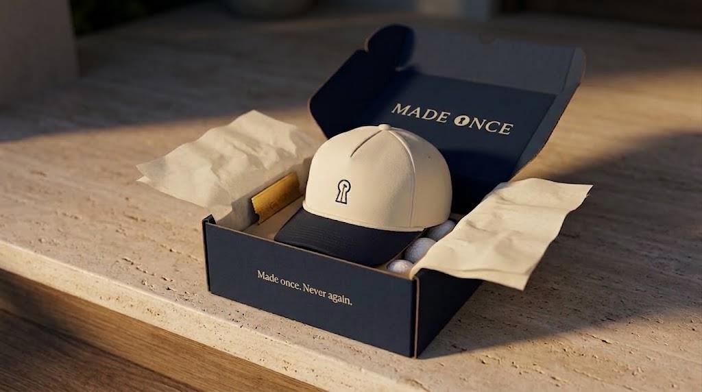 Made Once founder box for golfers